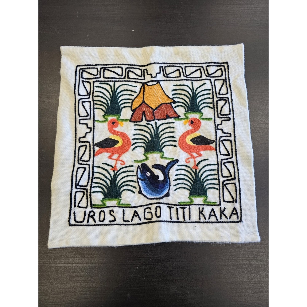 UROS LAGO TI TIKAKA Stitched Handcrafted Un-Stuffed Pillow Case Sham‎